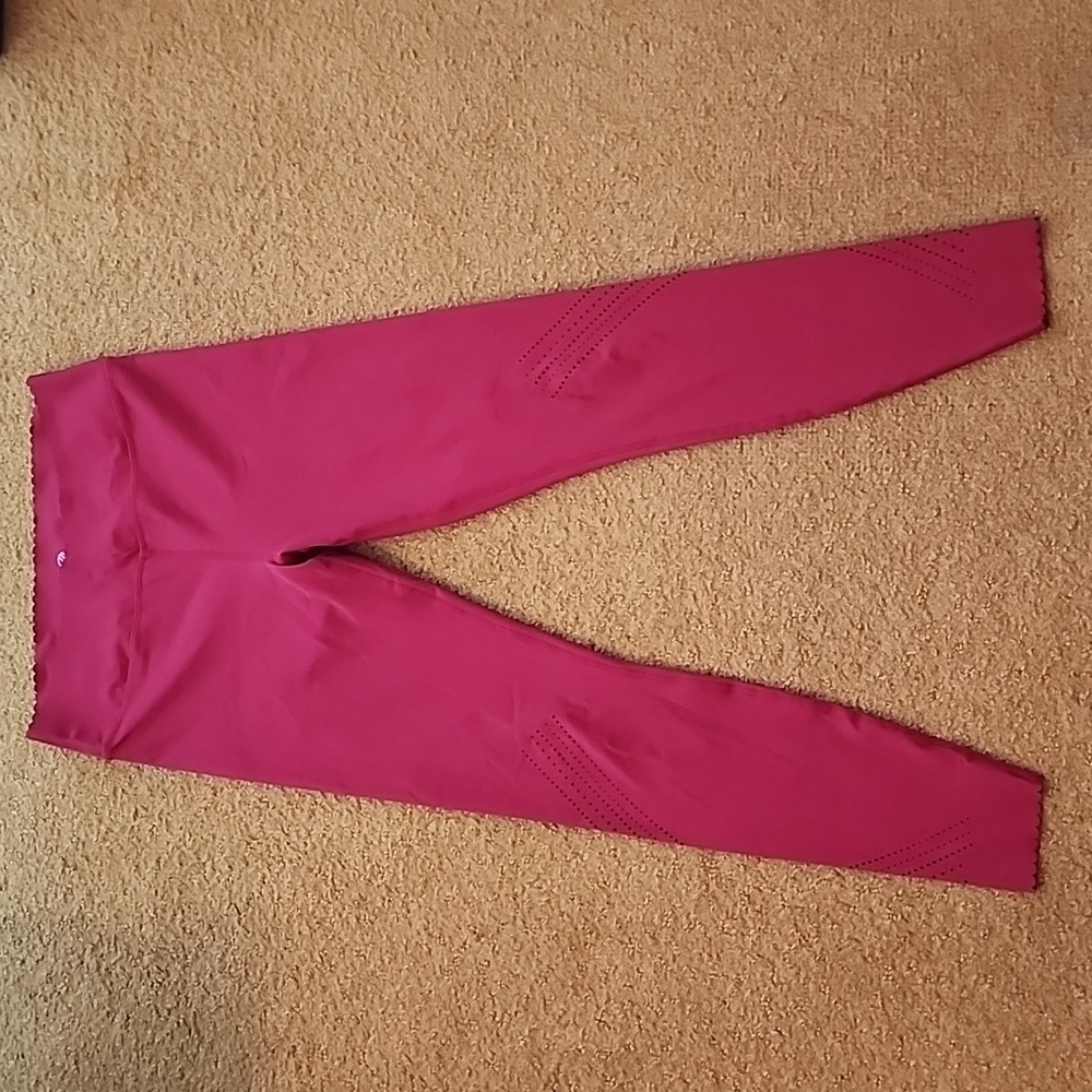 MPG Women's Size Small Burgundy/Red Leggings‎
